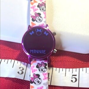 DISNEY Purple Minnie Mouse Watch